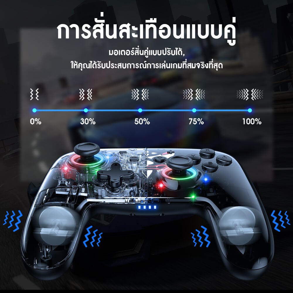 จอยเกมไร้สาย Onikuma SA'ME - สีดำ_8